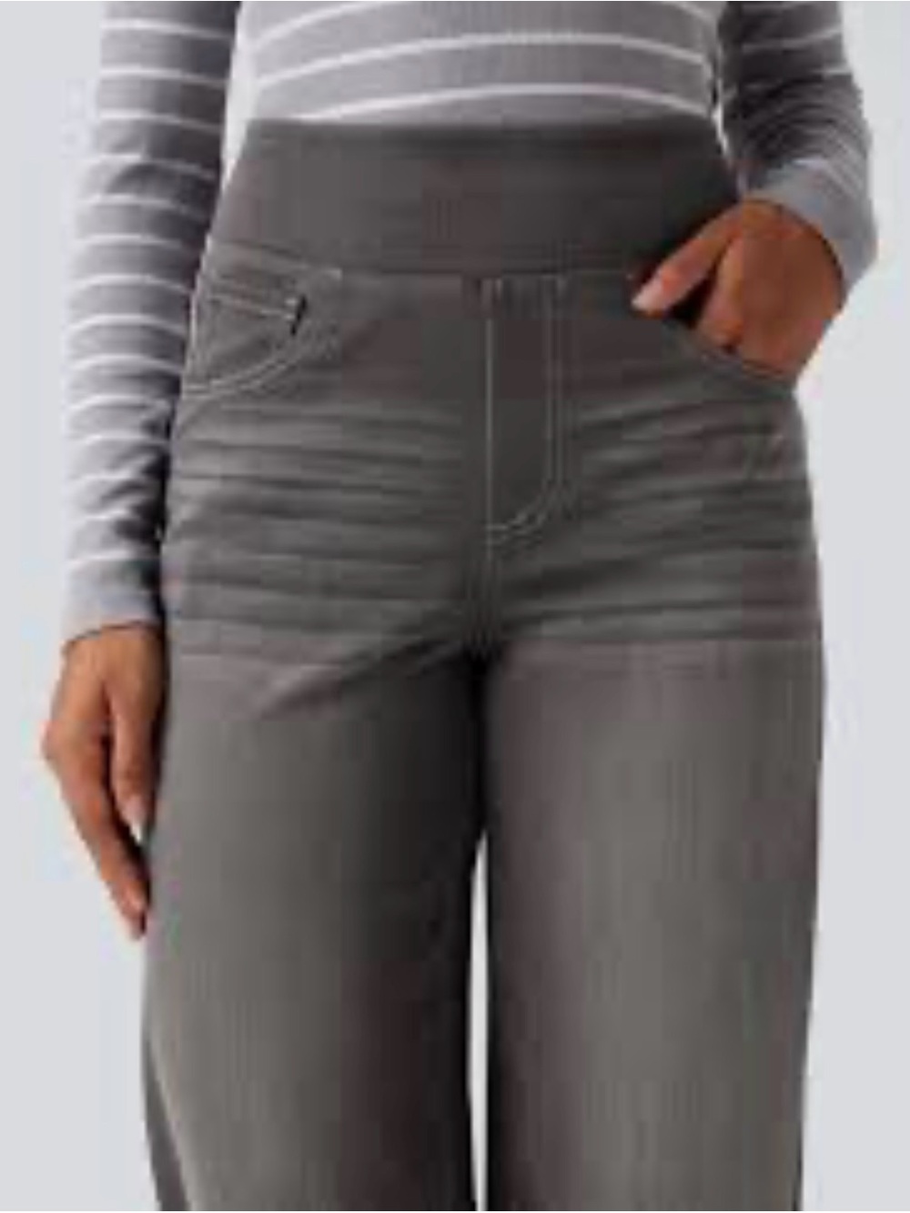 HALARA Women's Gray High-Waist Jeggings